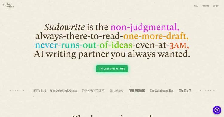 Sudowrite featured image