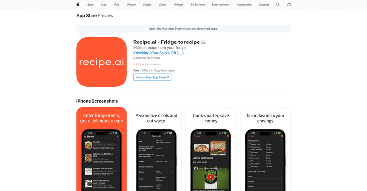 Recipe.ai featured image