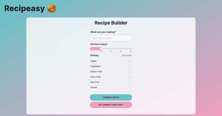 Recipeasy featured image