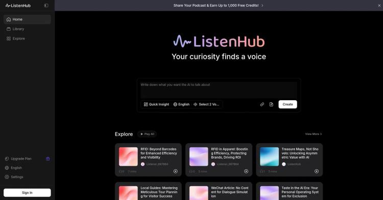 ListenHub featured image