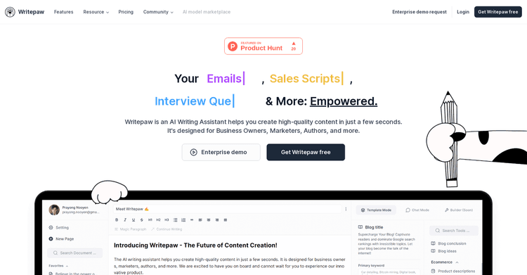 Writepaw featured image