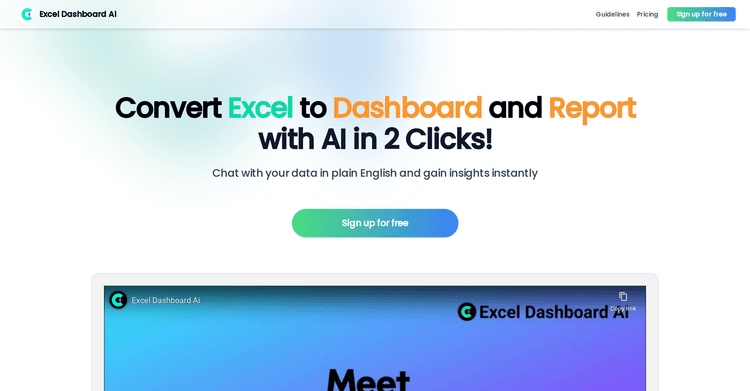 ExcelDashboard AI featured image