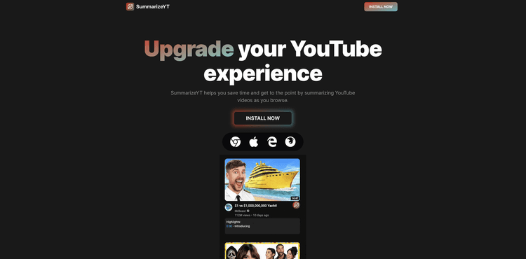 SummarizeYT featured image