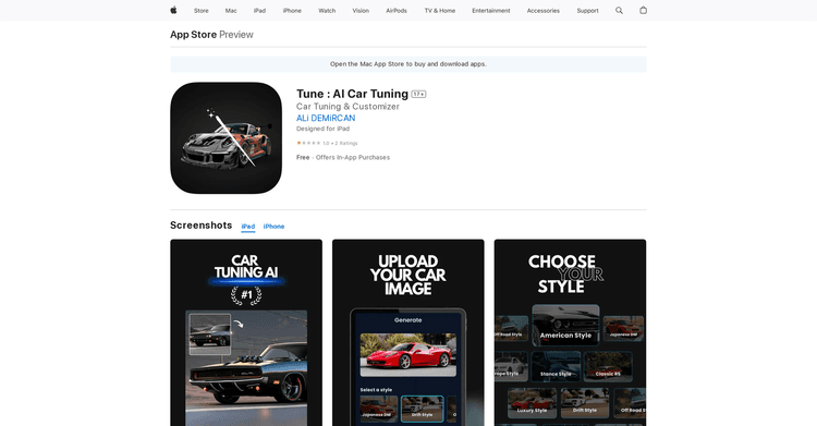 Tune: AI Car Tuning featured image