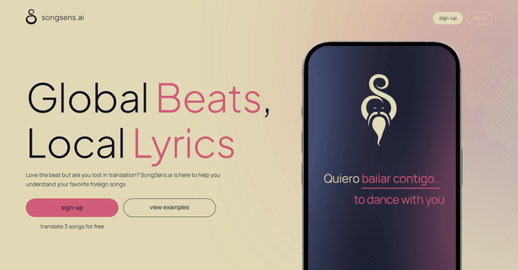 SongSens.ai featured image