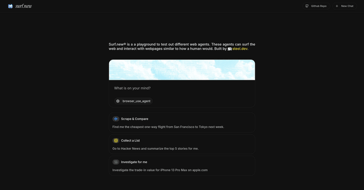 Surf.new featured image
