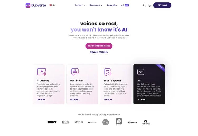 Dubverse.ai featured image