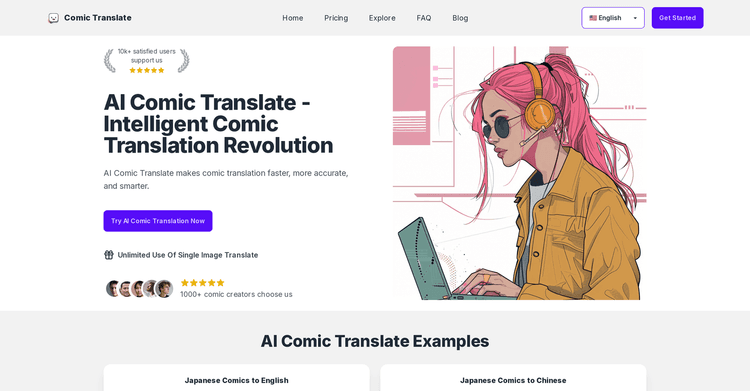 AI Comic Translate featured image