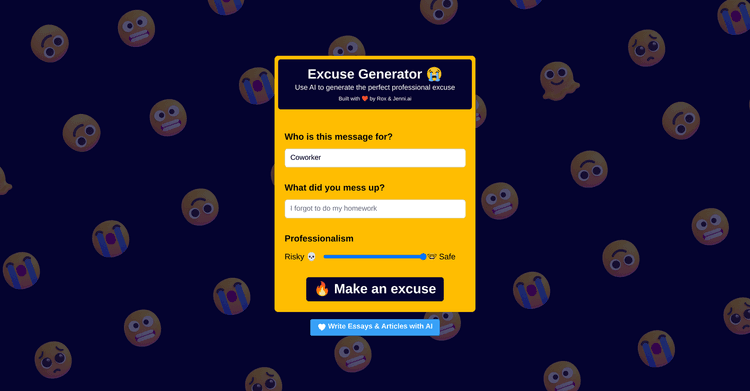 Excuses AI featured image