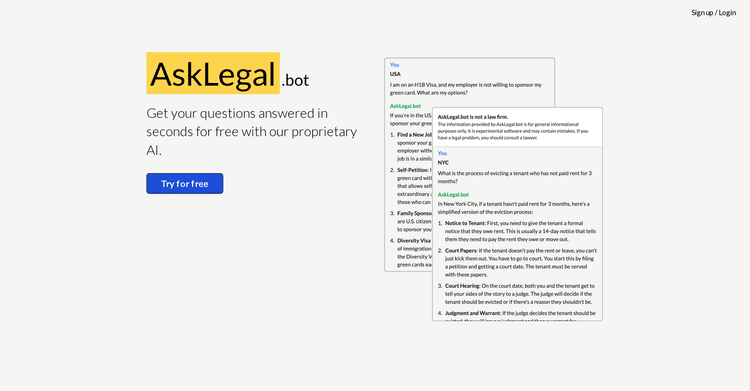 AskLegal.bot featured image