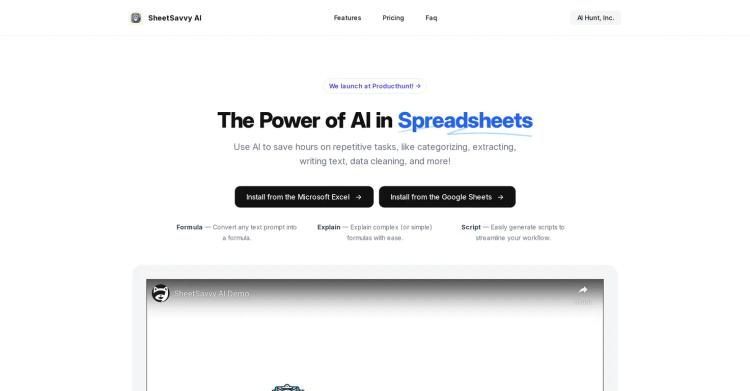 SheetSavvy AI featured image
