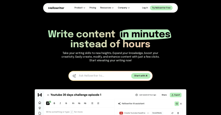 Hellowriter featured image