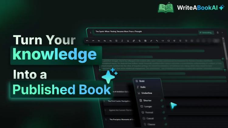 WriteABookAI featured image