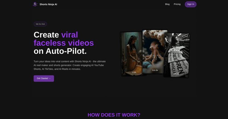 Faceless Ninja AI featured image