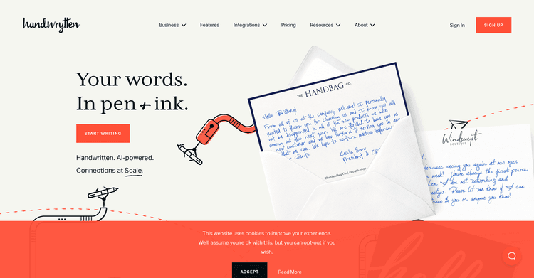 Handwrytten featured image