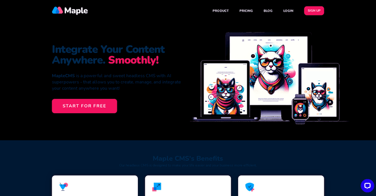 Maple CMS featured image
