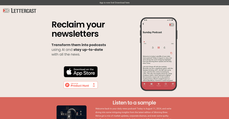Lettercast featured image