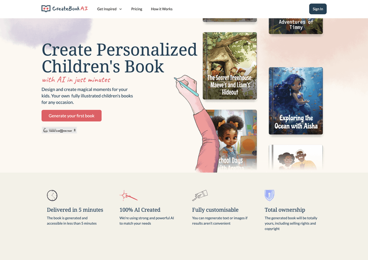 CreateBookAI featured image