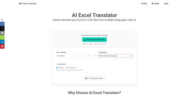 AI Excel Translator featured image