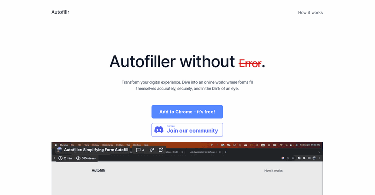 Autofillr featured image