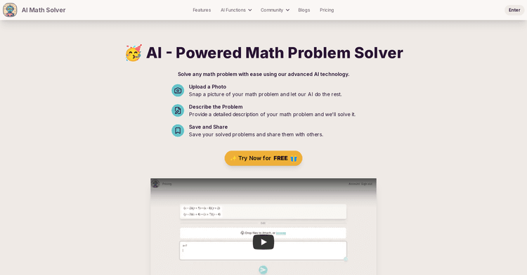 AI Math Solver featured image