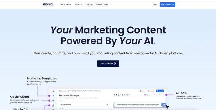 Shopia featured image
