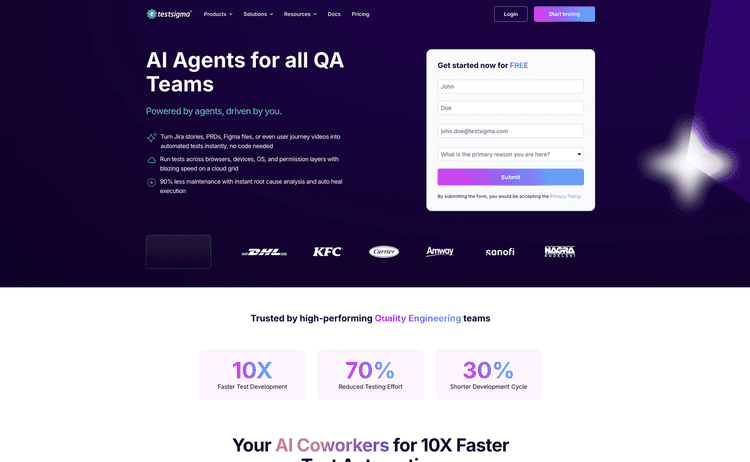 Testsigma featured image