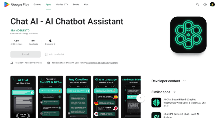 Chat AI (Android) featured image