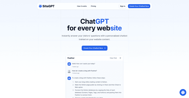 SiteGPT featured image