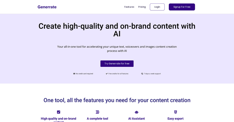 Generrate featured image