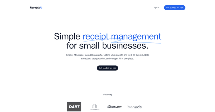 ReceiptsAI featured image