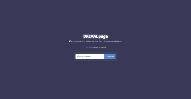 DREAM.page featured image