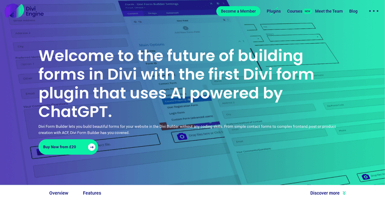 Divi Form Builder featured image