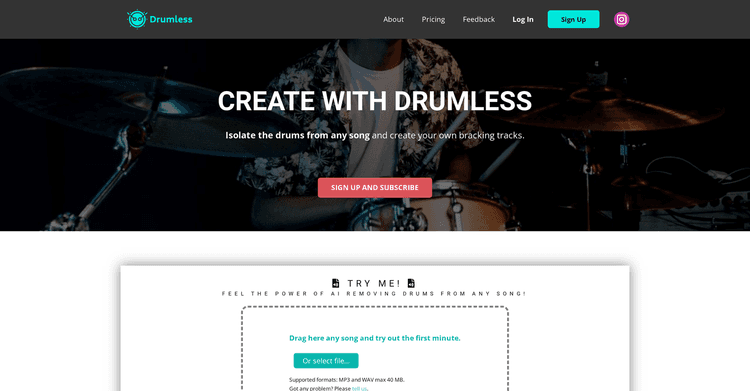 Drumless featured image