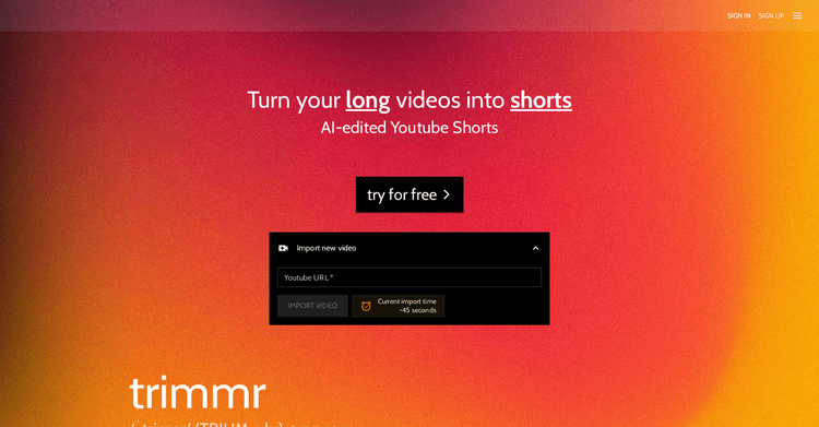 Trimmr featured image
