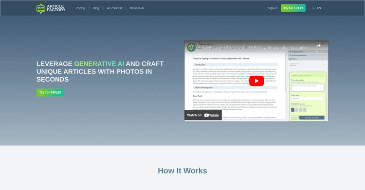 Article Factory featured image
