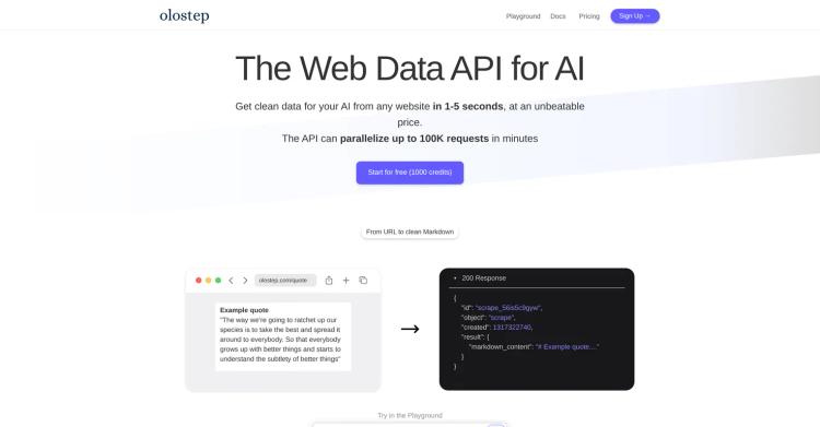 Olostep featured image
