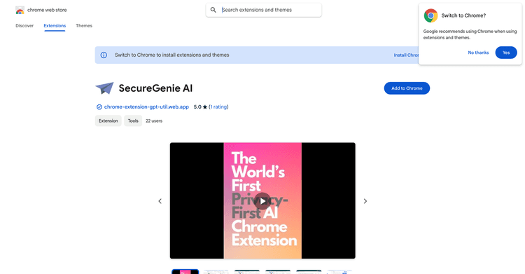 SecureGenie AI featured image