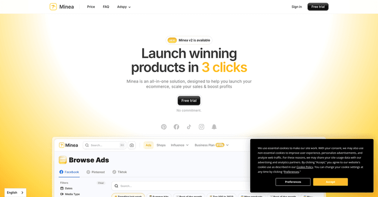 Minea featured image