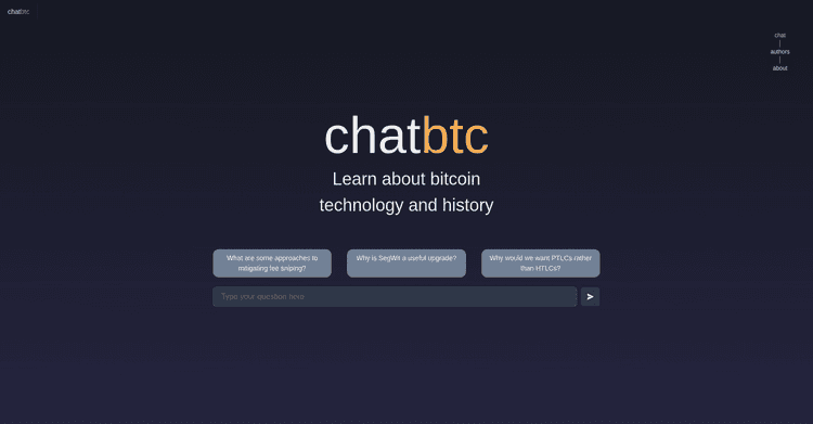ChatBTC featured image