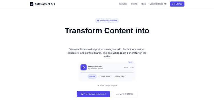 AutoContent API featured image