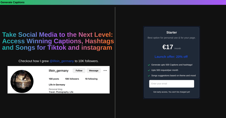Captiongenerator featured image