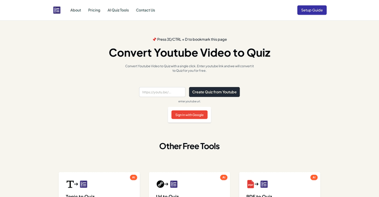 Youtube to Quiz featured image