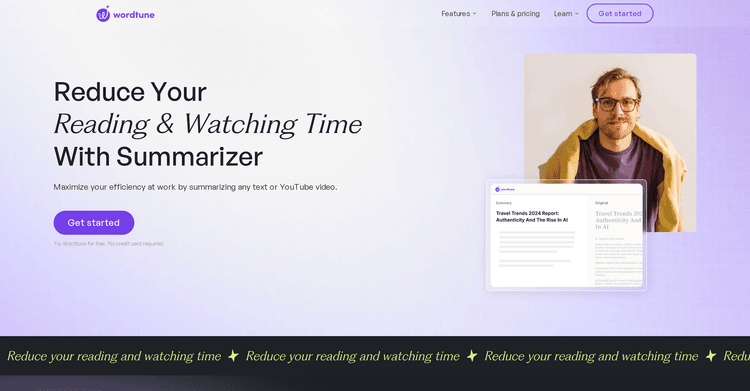 Wordtune Summarizer featured image