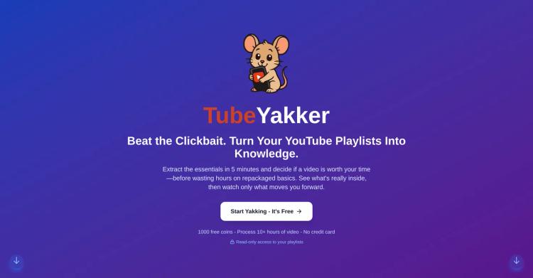 TubeYakker featured image