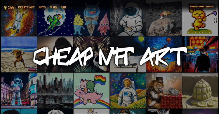 Cheap NFT Art featured image