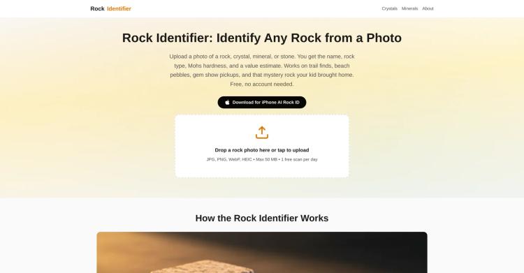 Rock Identifier.io featured image