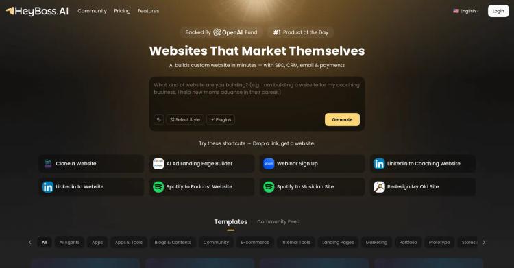 HeyBoss AI featured image