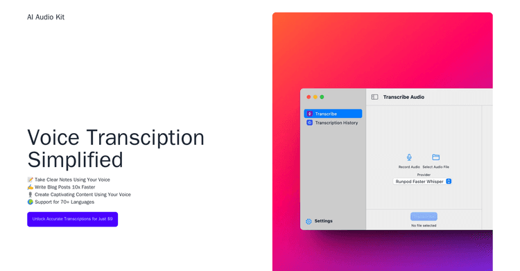 AI Audio Kit featured image