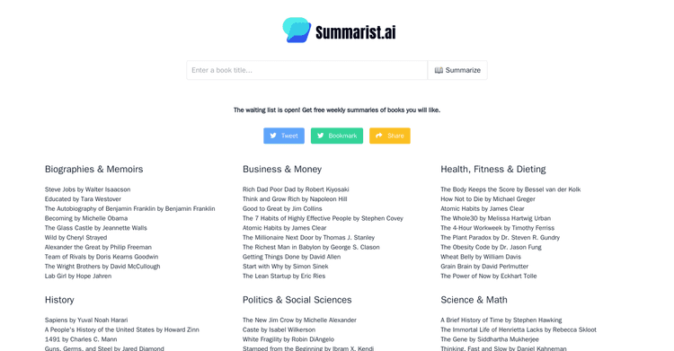 Summarist featured image